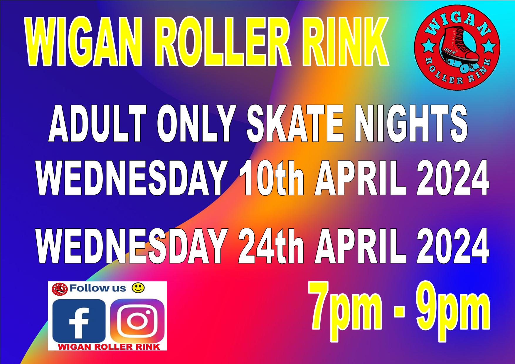 ADULT ONLY SKATE -  7PM - 9PM