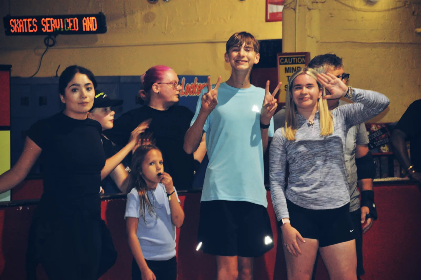 Skate Fit skaters smiling together